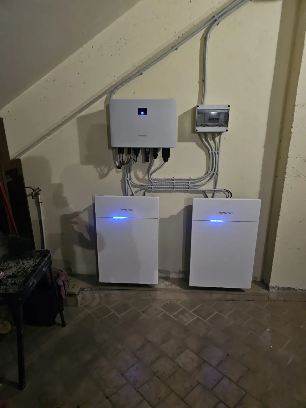 Sistema di accumulo del primo impianto installato